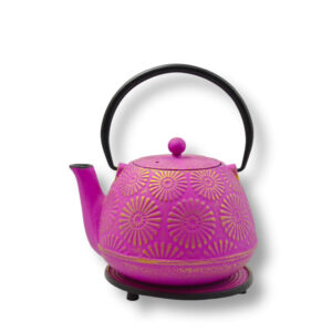 Hani cast iron teapot pink-gold 1.2l