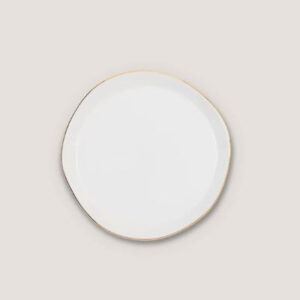 PORCELAIN PLATE 17CM WHITE