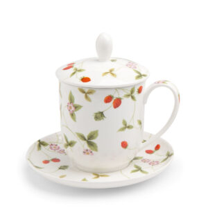 Mug with strainer Mirela porcelain