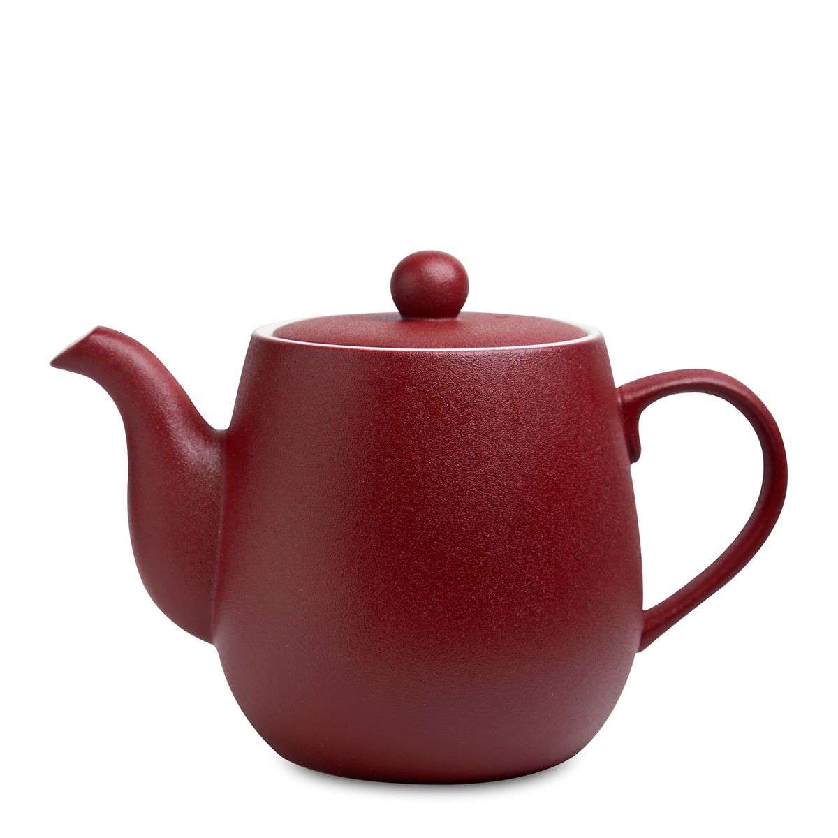 Teapot Dora 1400ml Bordeaux Matt Porcelain