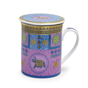 Mug with strainer Olly porcelain 0.3l