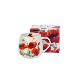 Classic Poppies porcelain mug