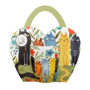 Porcelain mug Cats World Garden 0.36l