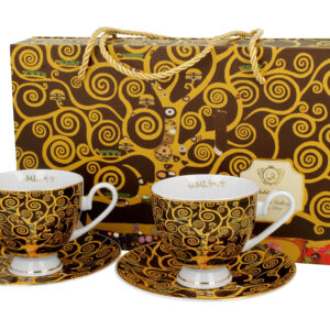 Cups and plates porcelain Tree of Life
