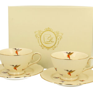 Cups Ecru Hummingbird 2/1 porcelain