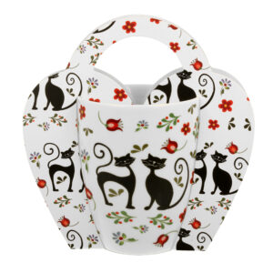 Mug Etno Cats 0.35l porcelain
