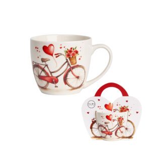 Mug porcelain Bike 460ml