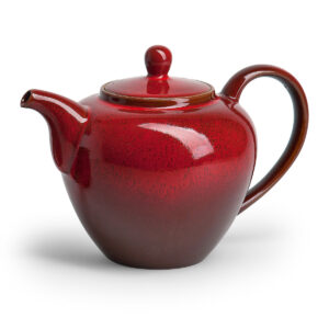 Teapot JOHANNA red 1.2L porcelain