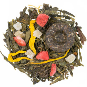 Green tea with the aroma of 8 treasures from the Shaolin Temple