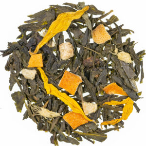 Green tea with ginger lemon aroma