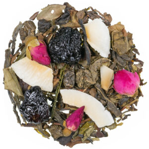 Green tea with Japanese white cherry aroma