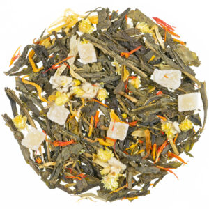 Green tea with pineapple pear aroma