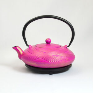 Cast iron teapot Hqui pink-gold 0.8l