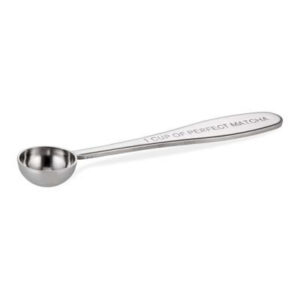 Metal matcha scoop