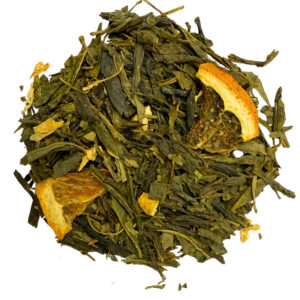 Green tea with the aroma Salutation to the sun